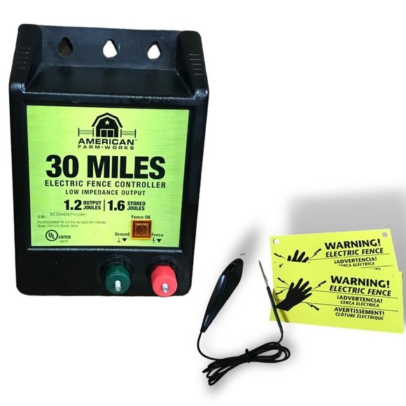 American Farmworks Other 3 Mile Electric Fence Charger And Free